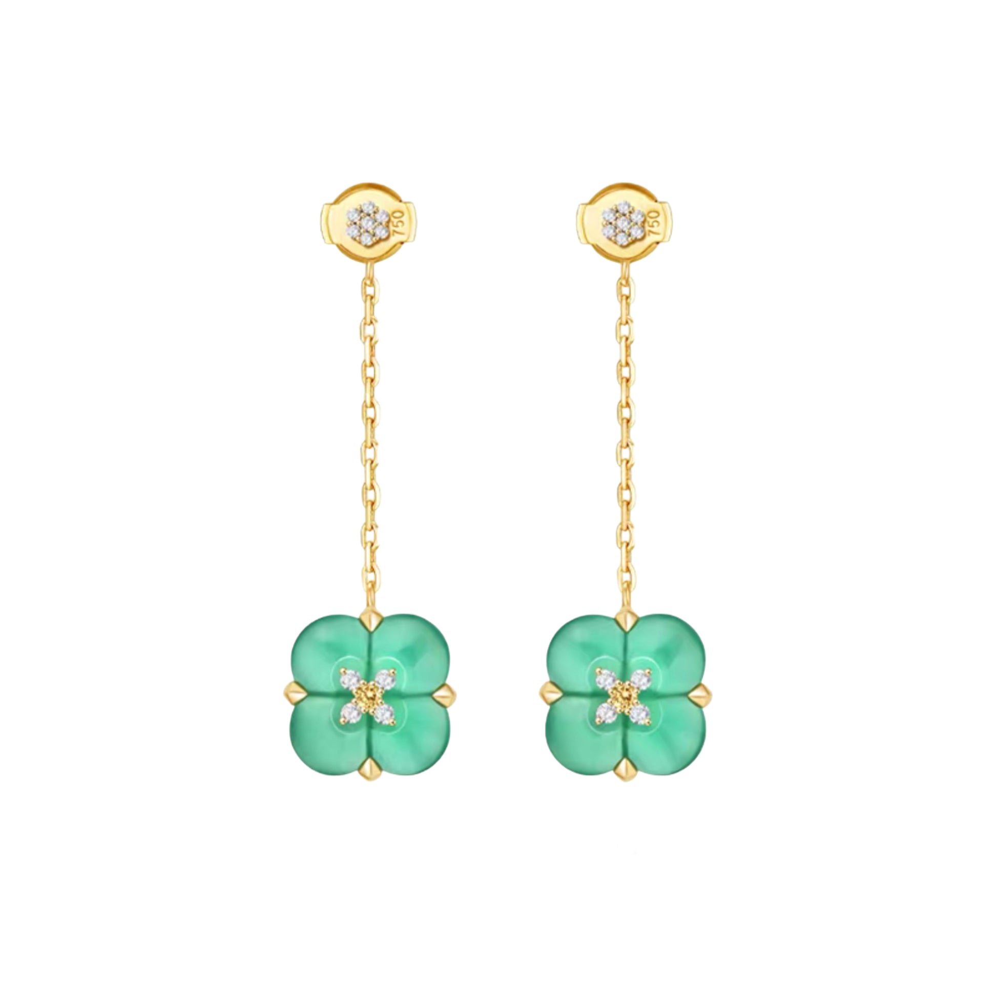 Blossom of Grace Drop Earrings