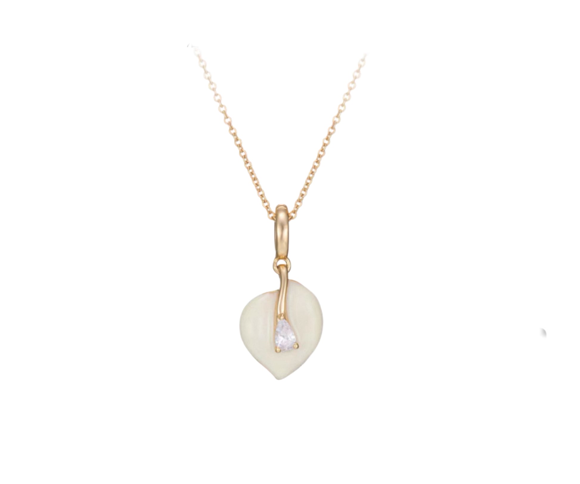 Calla Lily Pendant Necklace