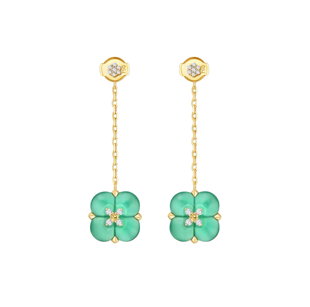 Blossom of Grace Drop Earrings