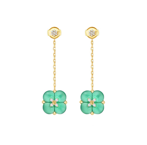 Blossom of Grace Drop Earrings