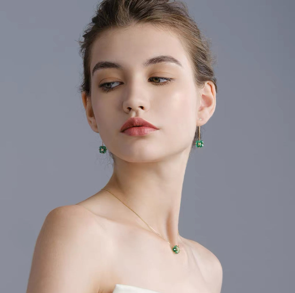 Blossom of Grace Drop Earrings