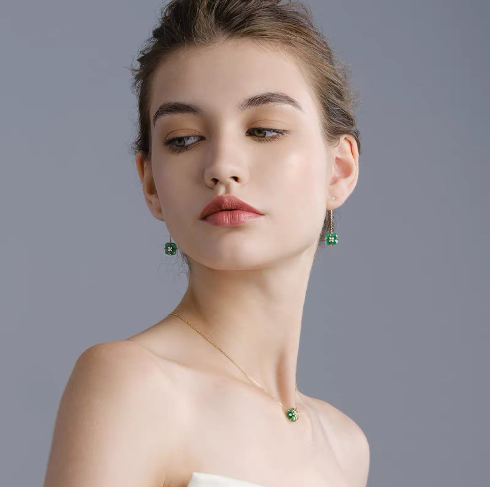 Blossom of Grace Drop Earrings