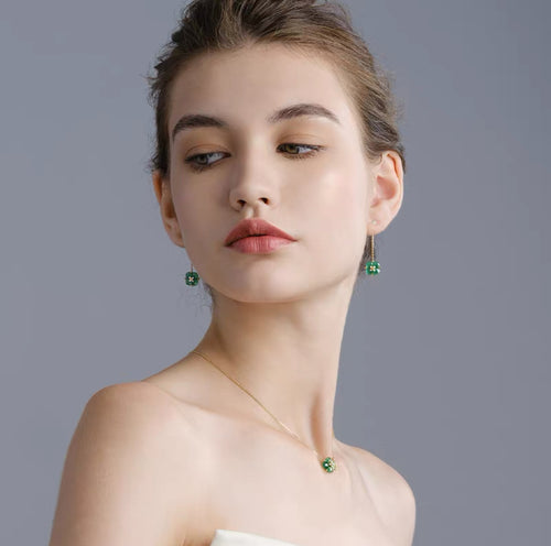 Blossom of Grace Drop Earrings