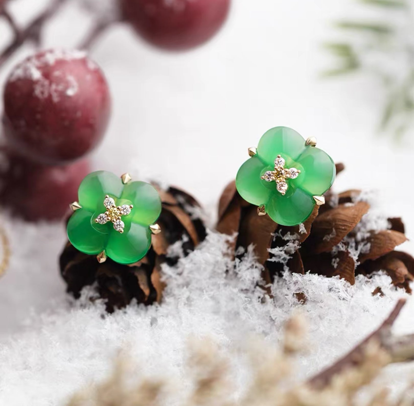 Blossom of Grace Stud Earrings