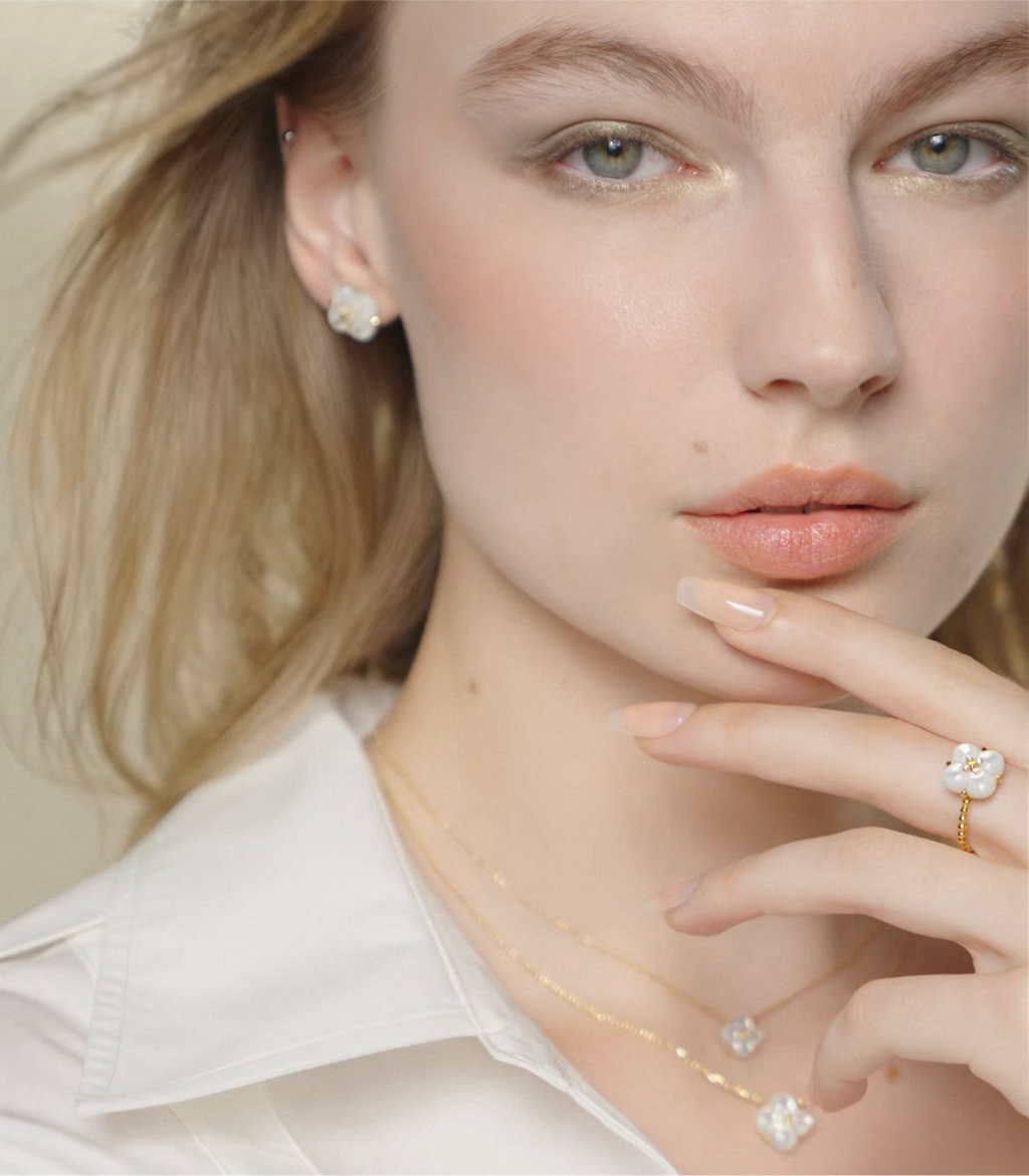 Blossom of Grace Stud Earrings
