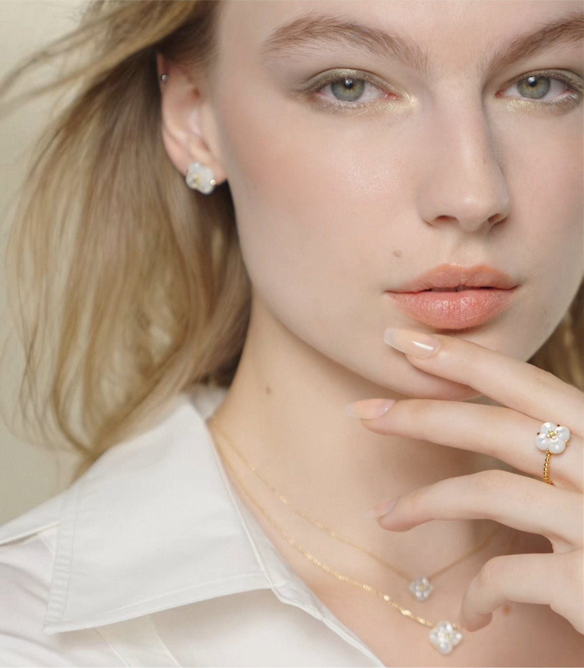 Blossom of Grace Stud Earrings
